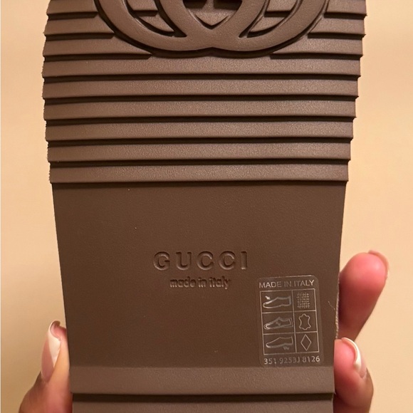 Gucci Beige Brown GG Supreme Horsebit Mule - Picture 6 of 9
